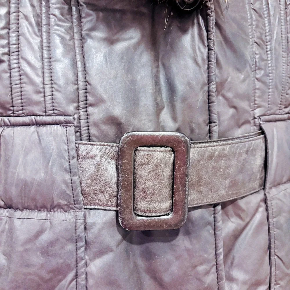 MACKAGE Brown puffer coat with fur hood | Luxury winter | Small - Picture 15 of 16